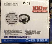 Clarion 6.5 Inch 100Watt Marine Speakers