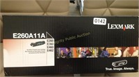Lexmark Toner Cartridge E260A11A $80 Retail