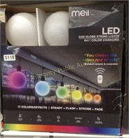 Meil LED G40 Globe String Lights 6 ct. $56 Retail