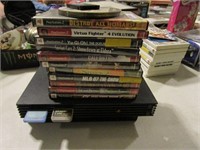 Playstation 2 w/Games - 1 Controller - Hookup