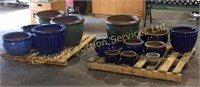 Ceramic Plant Pots Assorted Sizes