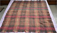 British Made Tweed Blanket / Throw 62" x 52"