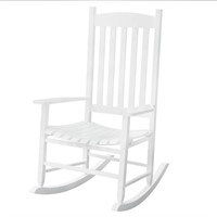Mainstays Outdoor Rocking Chair, White