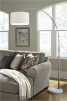 HUGE Areclia Arc Lamp with Marble Base