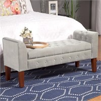 Velvet Tufted Storage Bench and Settee