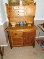 Antique multi wood kitchen cabinet 5'H x 40.5"W,
