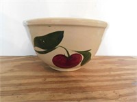 Watt Apple Pottery: bowl #7 small crack on bottom