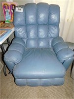 Heather blue recliner