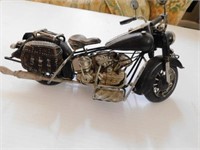 Replica vintage motorcycle, 11"