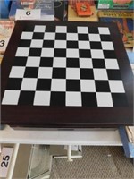 Game Chest: checkers, chess, backgammon - marbles