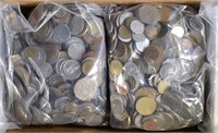 21-POUND OF WELL MIXED FOREIGN COINS