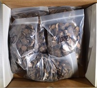 5000-MIXED DATE CIRC LINCOLN WHEAT CENTS