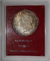 1896 MORGAN DOLLAR PARAMOUNT RED LABEL