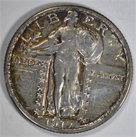 1917 STANDING LIBERTY QUARTER  TYPE 2