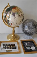 2 Globes & Apollo Program Insignias