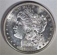 1881-S MORGAN DOLLAR CH BU