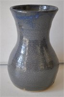 David Meaders Rare Blue Vase 7.5"H