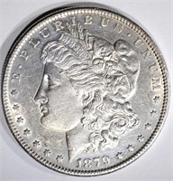 1879-S MORGAN DOLLAR, CH BU