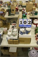 Lot of Christmas Mugs & Decorations