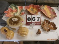 Lot of Assorted Fall Dishes