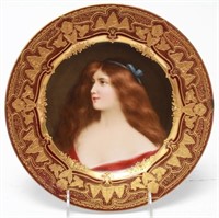 Royal Vienna Porcelain Cabinet Plate, Antique