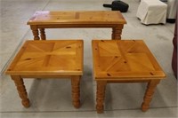3 piece Sofa and End Table Set