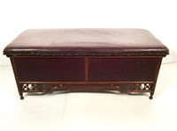 Victorian Stick and Ball Chest with Bench Top