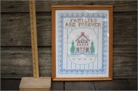 "Families Are Forever" Needlepoint