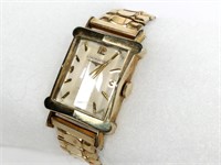1950's Men's Longines 10k Gold GF Deco Wristwatch