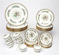 Coalport "Ming Rose" Bone China Dinnerware, 36pcs.