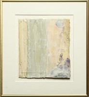 Bernd Haussmann Small Abstract Mixed Media  Paper