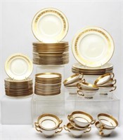 Tiffany Minton Gold-Rimmed Porcelain Dish Set