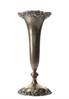 Theodore B. Starr 19th C. Sterling Trumpet Vase