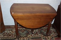 Antique Oak dropleaf Table 28"tall