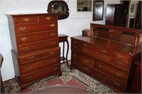 2pc  Cherry Chest on Chest and Dresser