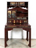 Japanese Lacquered Bureau Cabinet