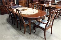 Oval Dining Table & (8) Chairs: