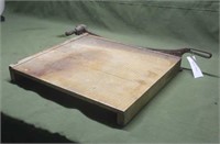 Vintage Paper Trimmer, Approx 25"x25"