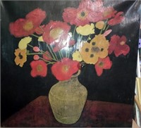 Floral Print on Canvas
