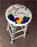 Custom Painted Stool