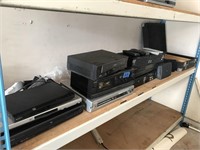 DVD players cassett and vhs