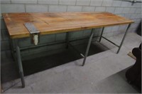 96"x30" Maple Top Bakers Table (London)