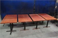 (4) Oak 28"x48" Dining Tables (London)