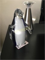 Murano Italy Glass Penguin - 7"