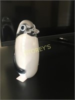 Glass Penguin Figurine - 6"