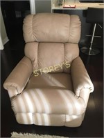 La Z Boy Leather Rocking Recliner Arm Chair