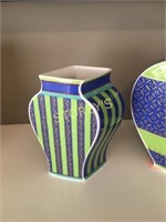 5.5" Rosenthal Blue & Green Decor Vase