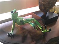 Zoom Zoom Green Frog Figurine