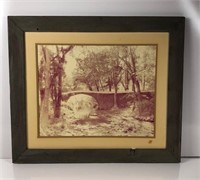 Framed Scenic Photograph