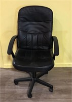 Leather Style Rolling Office Chair